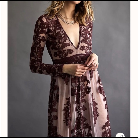 Rare For Love and Lemons Temecula Maxi Dress S EUC - Picture 2 of 5